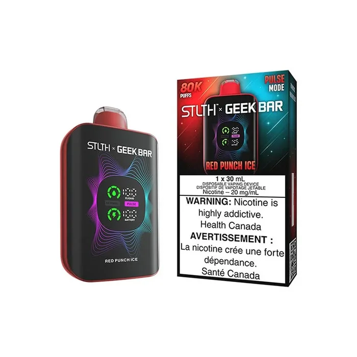 STLTH x Geek Bar 80K Disposable – Red Punch Ice (MB)