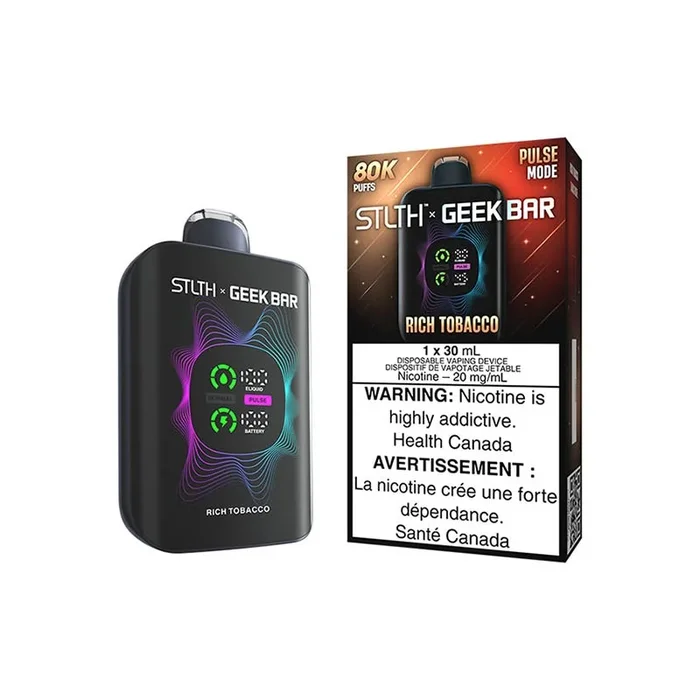 STLTH x Geek Bar 80K Disposable – Rich Tobacco (AB)