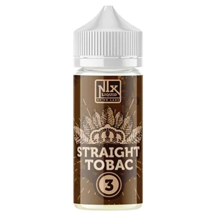Straight Tobacco NIX E-Liquid by VR (VapeRite) Labs