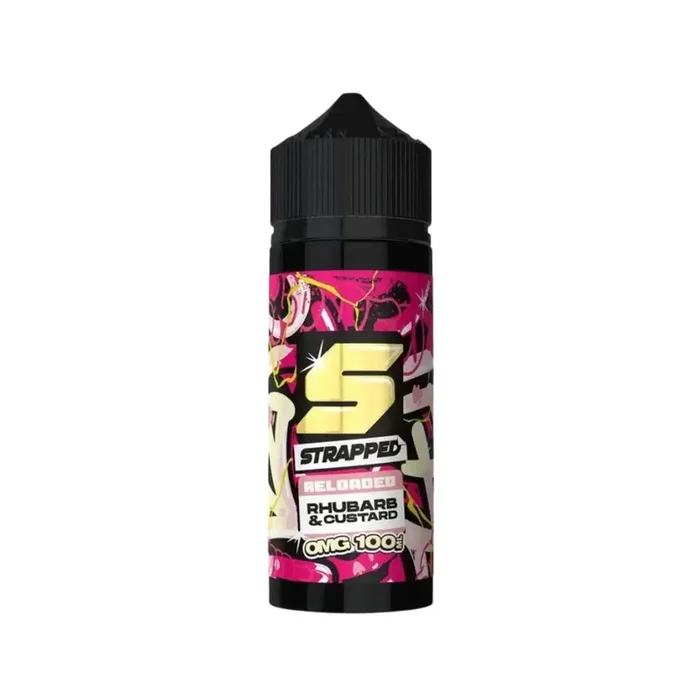 Strapped Reloaded Rhubarb & Custard 100ml Shortfill