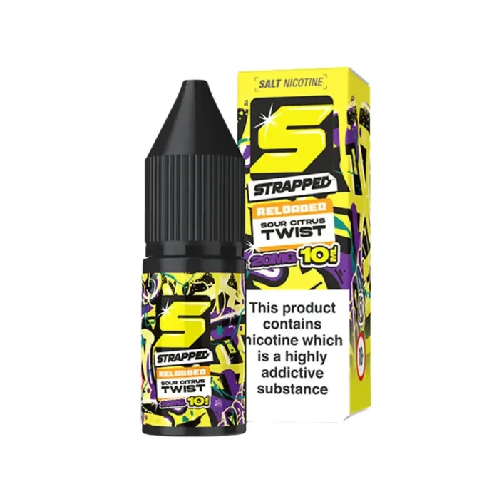 Strapped Reloaded Sour Citrus Twist 10ml Nic Salt