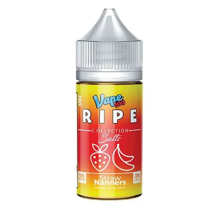 Straw Nanners Nicotine Salt by Ripe E-Liquid