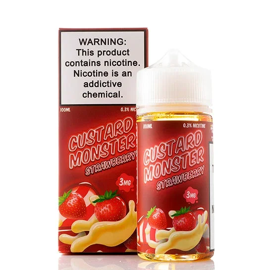 Strawberry – Custard Monster E-Juice (100 ml)