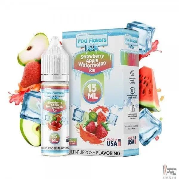 Strawberry Apple Watermelon Ice – Pod Flavors 15mL