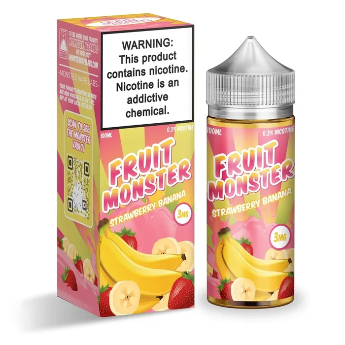 Strawberry Banana – Fruit Monster – 100mL