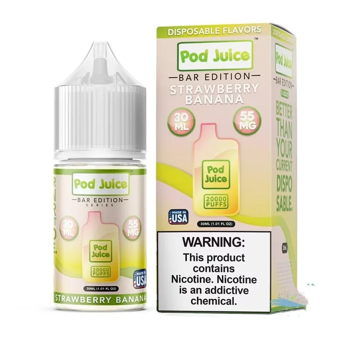 Strawberry Banana – Pod Juice Bar Salt 30mL