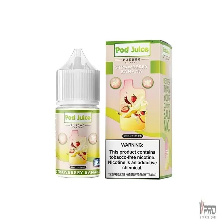 Strawberry Banana – Pod Juice PJ5000 Salt 30mL