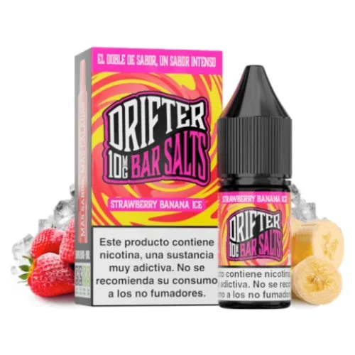 Strawberry Banana Ice 10ml (Sales de nicotina) (Drifter Bar)