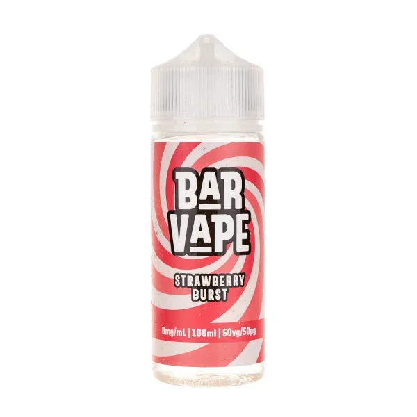 Strawberry Burst 100ml (50/50) Shortfill E-Liquid by Bar Vape