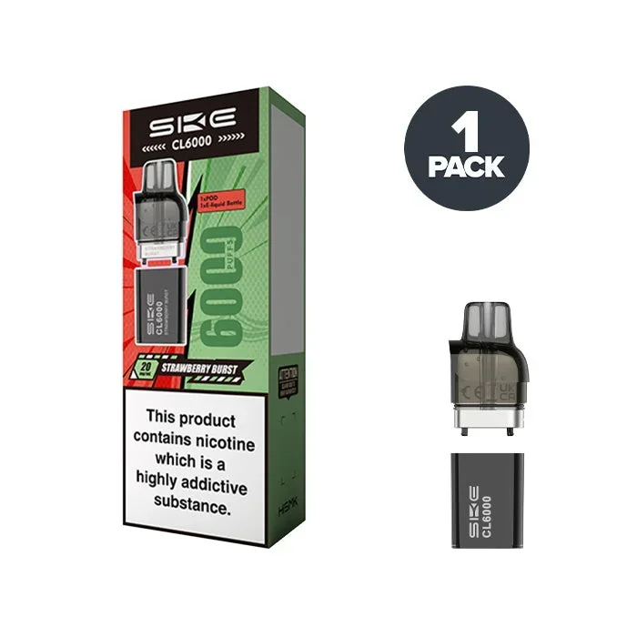 Strawberry Burst SKE CL6000 Pre-filled Pods