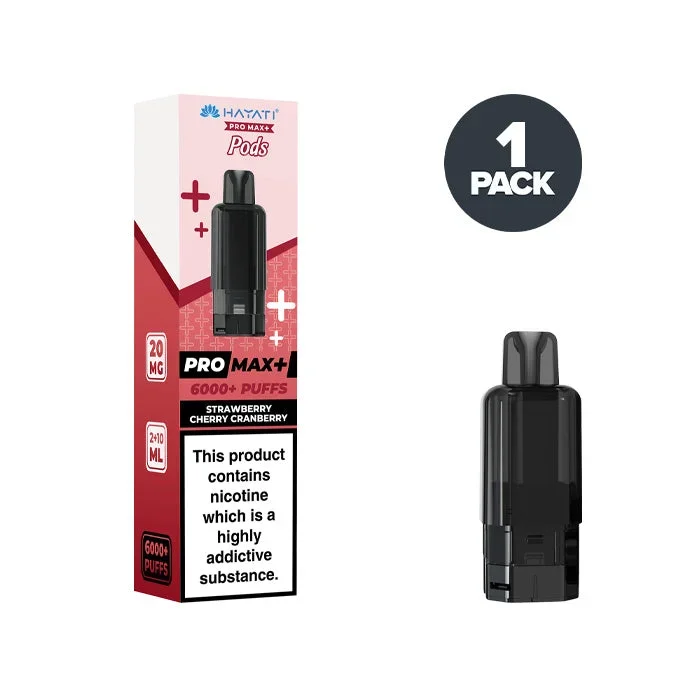 Strawberry Cherry Cranberry Hayati Pro Max Plus Prefilled Pods
