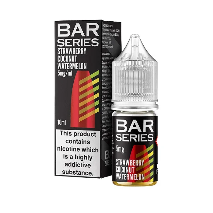 Strawberry Coconut Watermelon 10ml Nic Salt E-Liquid by Bar Series