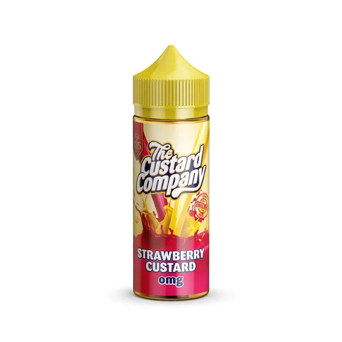 Strawberry Custard 100ml Shortfill E-Liquid by The Custard Company
