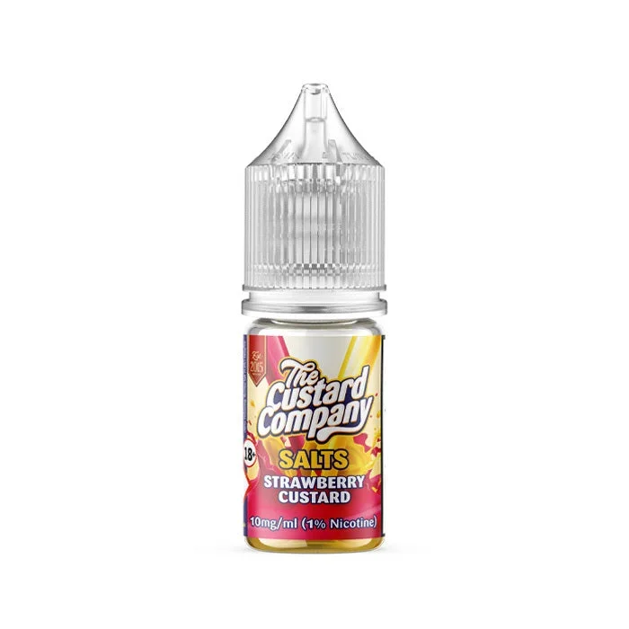 Strawberry Custard 10ml Nic Salt E-Liquid by The Custard Company