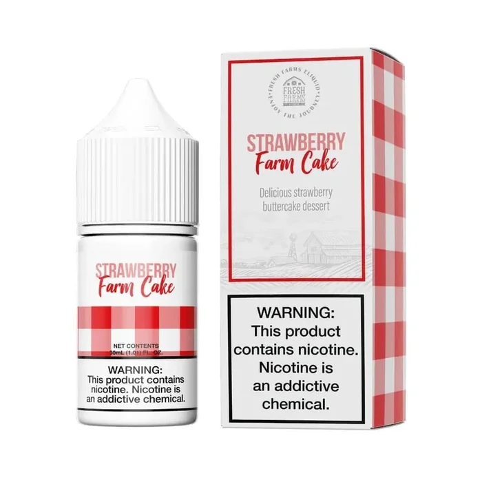 Strawberry Farm Cake SALT – Fresh Farms – 30mL