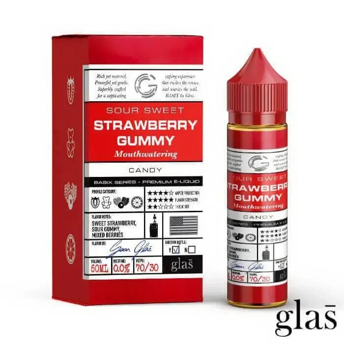 Strawberry Gummy E-Liquid by BSX Vapor
