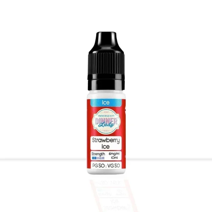 Strawberry Ice 50/50 E-Liquid Dinner Lady