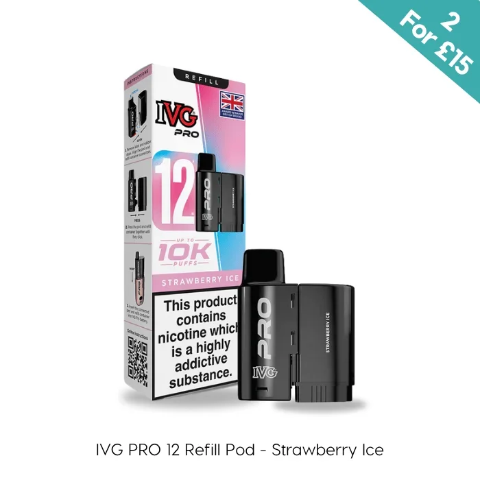 Strawberry Ice – IVG PRO 12 Pods