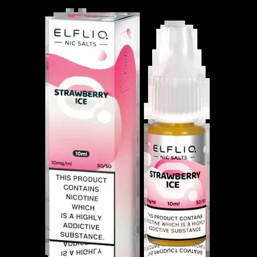 Strawberry Ice By ELFLIQ 10ml Vape Juice