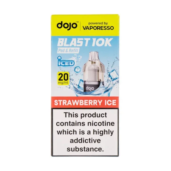 Strawberry Ice Dojo Blast 10K Prefilled Pod + Refill by Vaporesso