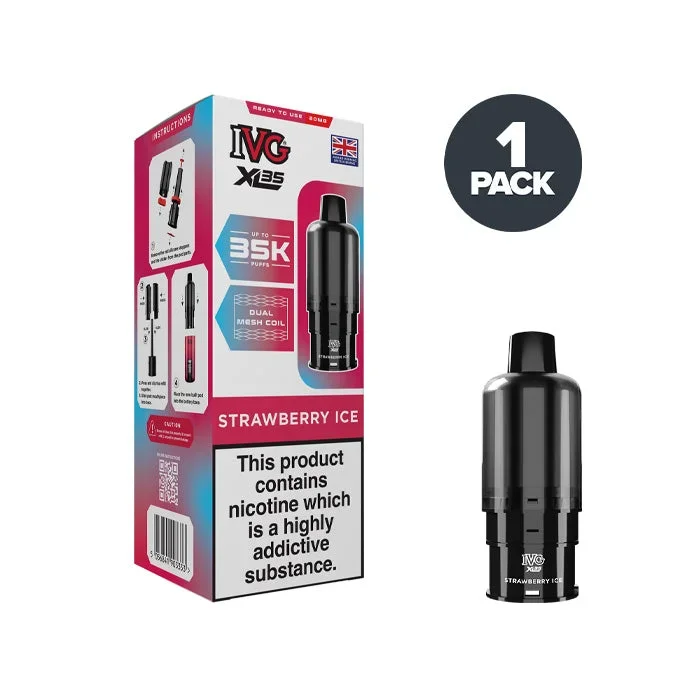 Strawberry Ice IVG XL35 Prefilled Pods