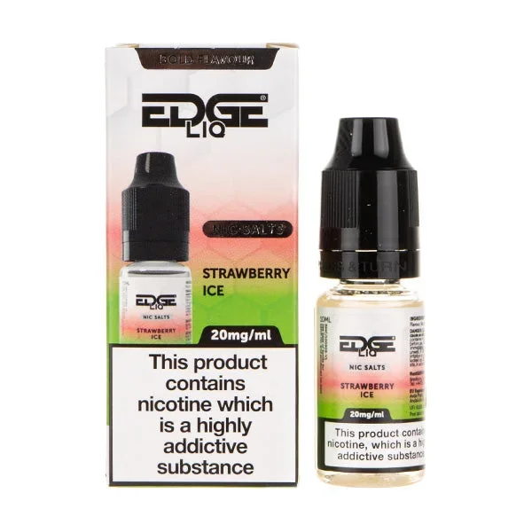 Strawberry Ice Nic Salt E-Liquid By EDGE Liq