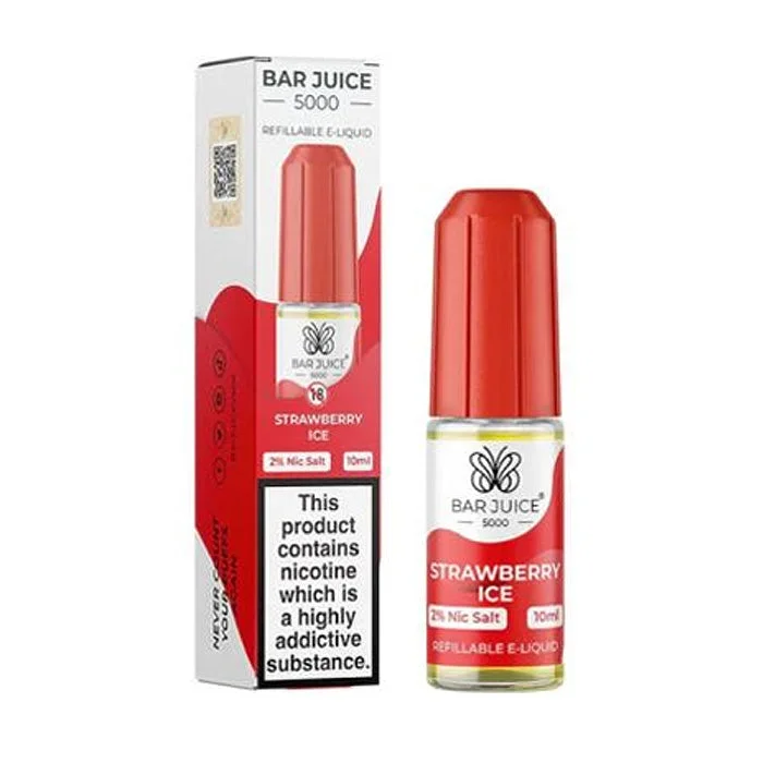 Strawberry Ice Nicotine Salt by Bar Juice 5000