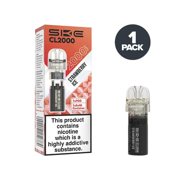 Strawberry Ice SKE CL2000 Prefilled Pods