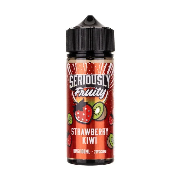 Strawberry Kiwi 100ml Shortfill E-Liquid by Seriously Fruity