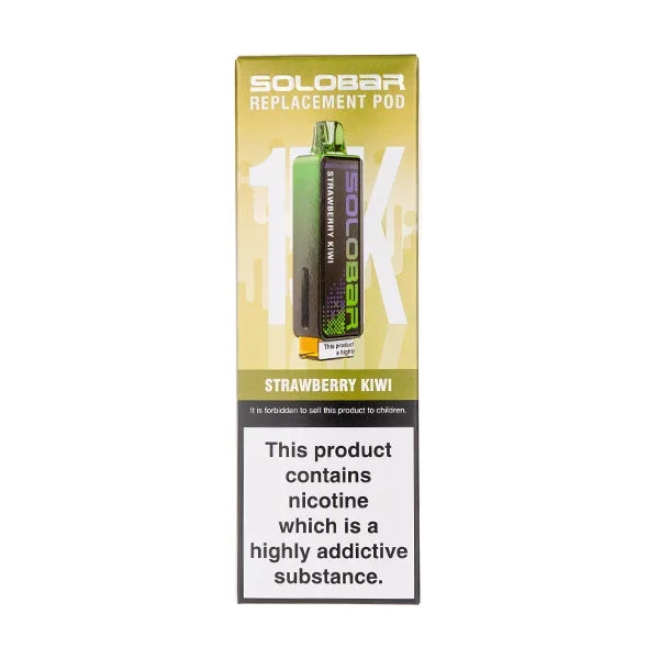 Strawberry Kiwi Boost 15K Prefilled Pod + Refill by Solobar