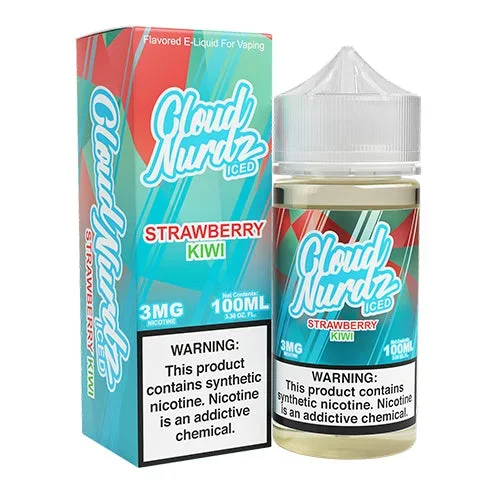 Strawberry Kiwi Iced by Cloud Nurdz 100ml