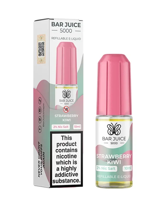 Strawberry Kiwi Nic Salt E-Liquid – Bar Juice 5000