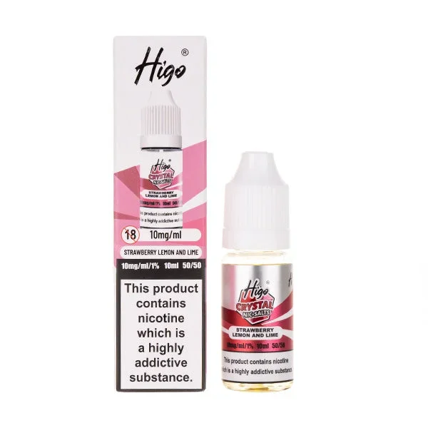 Strawberry Lemon & Lime Crystal Nic Salt E-liquid by Higo