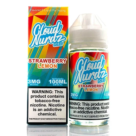 Strawberry Lemon Iced – Cloud Nurdz E-Juice (100 ml)