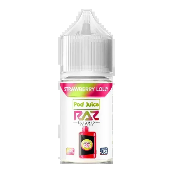 Strawberry Lolly RAZ X Pod Juice