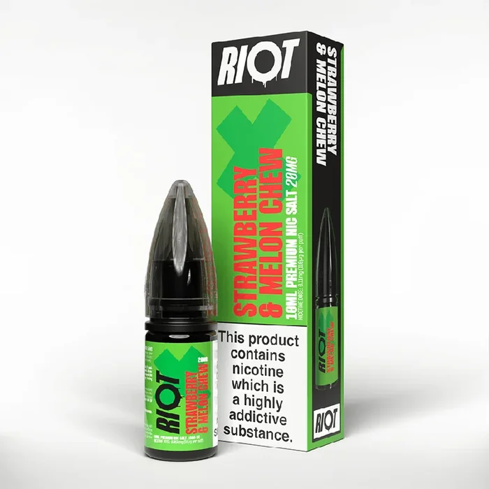 Strawberry Melon Chew Nic Salt E-Liquid by Riot X