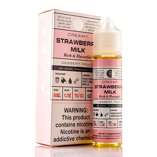 Strawberry Milk – Glas Basix E-Juice (60 ml)