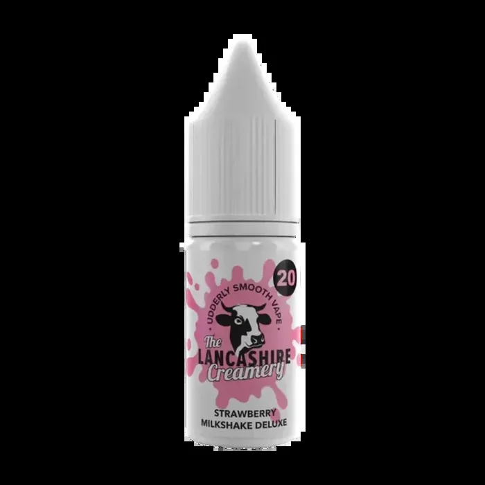 Strawberry Milkshake Deluxe Nic Salt by Lancashire Creamery