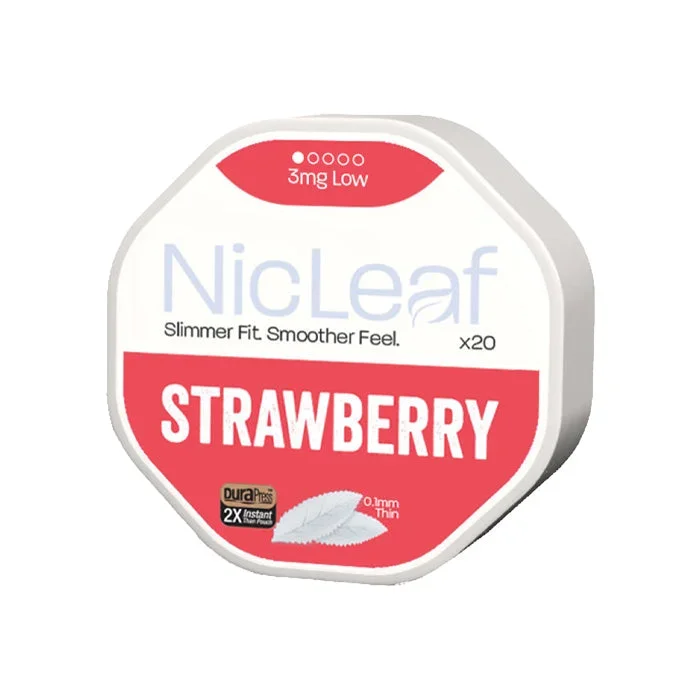 Strawberry Nic Leaf Nicotine Pouches