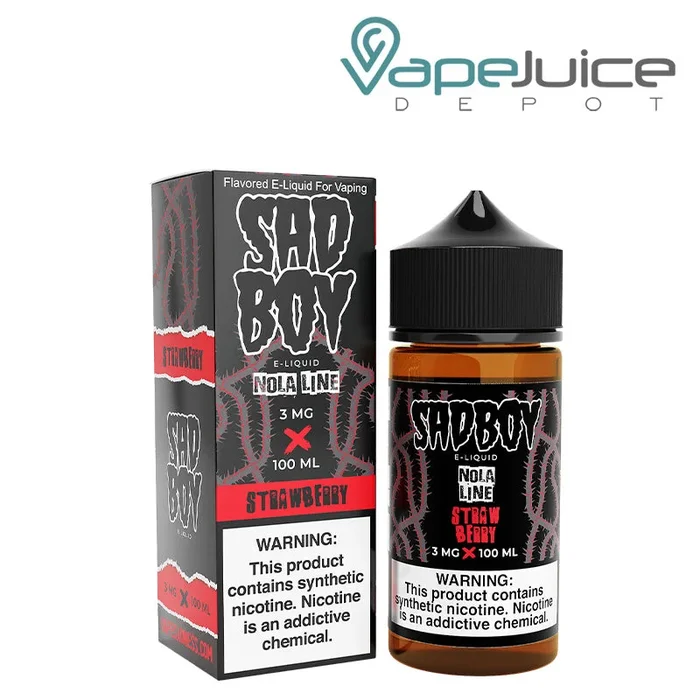 Strawberry Nola SadBoy eLiquid 100ml