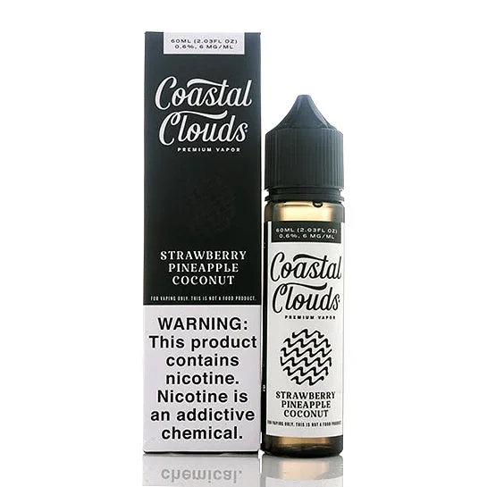 Strawberry Pineapple Coconut – Coastal Clouds E-Juice (60 ml)