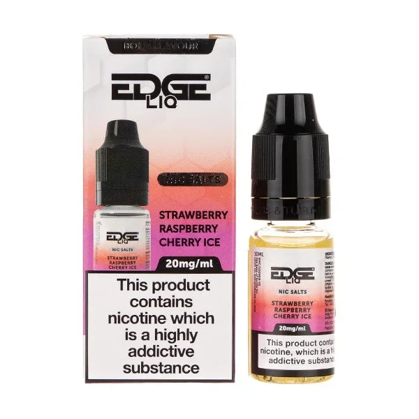 Strawberry, Raspberry & Cherry Nic Salt E-Liquid By EDGE Liq