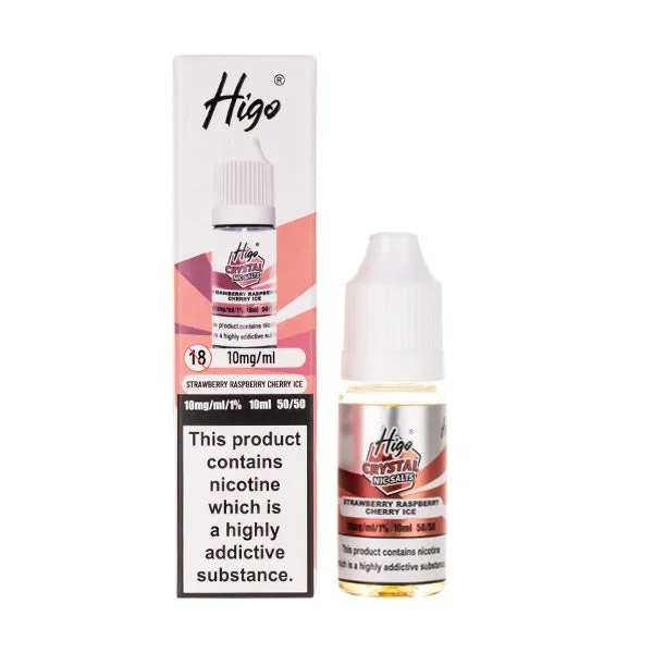 Strawberry Raspberry Cherry Ice Crystal Nic Salt E-liquid by Higo