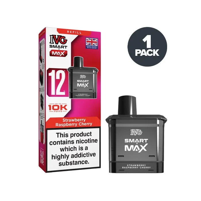 Strawberry Raspberry Cherry IVG Smart Max Prefilled Pods
