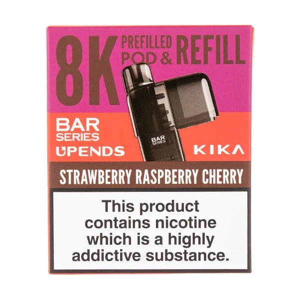 Strawberry Raspberry Cherry Kika Prefilled Pod + Refill by Bar Series