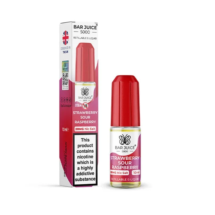 Strawberry Sour Raspberry Nicotine Salt by Bar Juice 5000