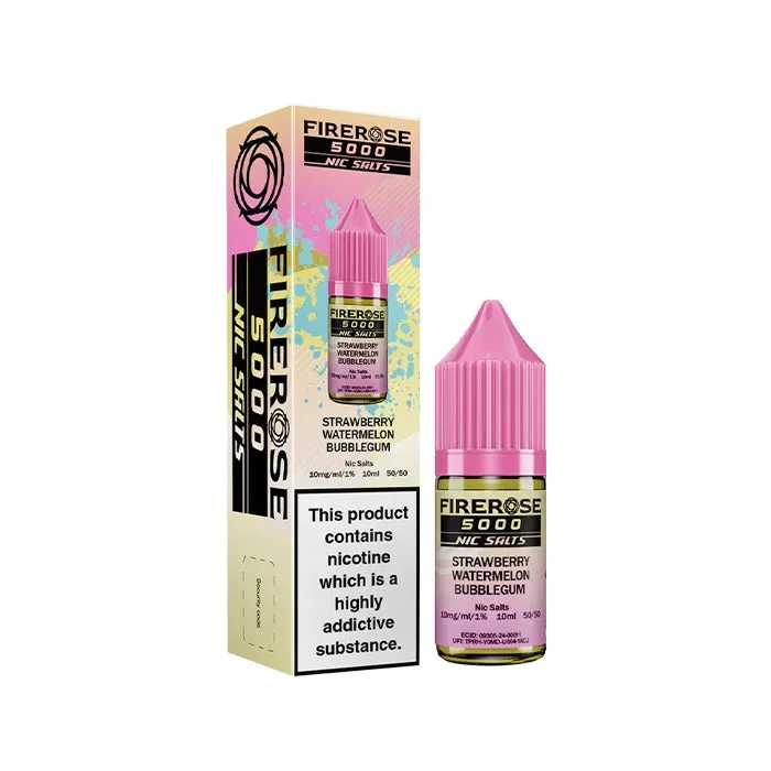 Strawberry Watermelon Bubblegum Nic Salt E-Liquid by Firerose 5000