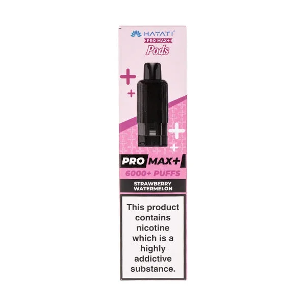 Strawberry Watermelon Pro Max Prefilled Pod + Refill by Hayati
