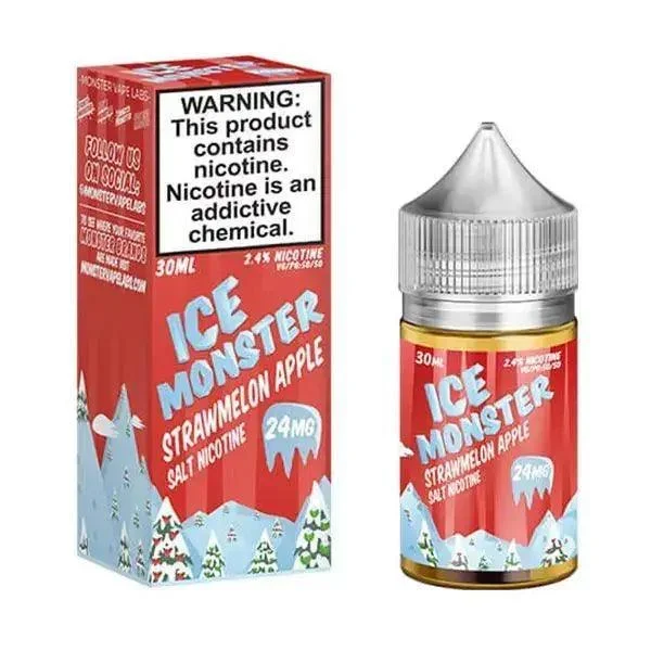 Strawmelon Apple – Ice Monster Synthetic Salt 30mL