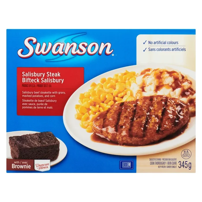 Swanson Salisbury Steak Dinner – 345g